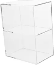 BESPORTBLE Small Acrylic Fish Tank Transparent Betta Aquarium Multi Function Turtle Tank for Desktop Chic Decor for Home and Parties