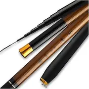 Fishing Pole Retractable Hand Pole, Hard Carbon Hand Fishing Rod 2.7M ~ 6.3m Stream Lake Carp Fishing Pole Trout Fly Fishing Rod Telescopic Fishing Pole (Color : White, Length : 6.3 m)