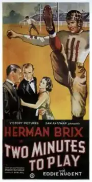 Two Minutes To Play poster left center and right Herman Brix 1936 OLD PHOTO