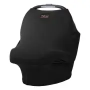 Milk Snob Nursing Cover, Car Seat Cover, Privacy Breastfeeding Cover 1 Black