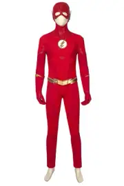 The Flash 5 Barry Allen Full Set Uniform Costume Cosplay Halloween
