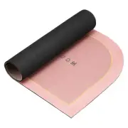 Diatom Rubber Bath Mat, 20" x 31.5" Quick Dry Bathroom Shower Rug - Light Pink