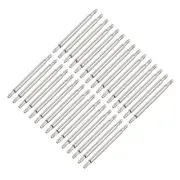Spring Bar Pins 20mmx1.5mm Double Fringe Stainless Steel Watch Band Pins 30Pcs