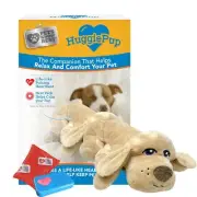 Pets Know Best HuggiePup Cuddly Puppy Behavioral Aid Toy, Great for Crate Tra...