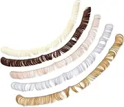 HONITANO 5pcs Heat Resistant Doll Wig DIY Crafting Realistic Hair Bangs for Dolls Vivid Lifelike Hairpieces for Creative Projects