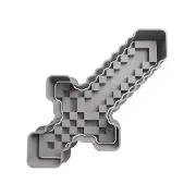 Sword Minecraft Cookie Cutter & Embosser