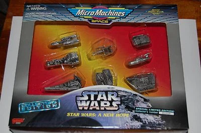 Silver Collectors Spaceship Mulit Pack Micro Machines-Star Wars A New Hope