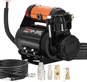 VEVOR Onboard Air Compressor Kit 150PSI Offroad Air Compressor Portable Tire Inflator Heavy Duty 3.5CFM Air Pump for Jeep SUV 4x4 Vehicle Compatibility with Air tools, Air horns, Lockers