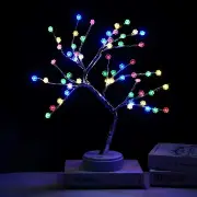 ANYHOUZ Table Lamp Multicolorl 60 LED Bonsai Tree Desk Light USB Rechargeable For Living Room
