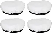 uxcell 7" 18cm Soft Diffuser Lamp Cover, 4 Pack Cloth Diffuser Strobe Reflector Lamp Sock for Flash Light Beauty Dish Photography Studio, White