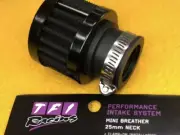 25 mm 1" Black Cleanable mini crankcase breather filter oil catch tank vent
