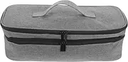 CALLARON Double-Layer Travel Carrying Case Compatible with Revlon One-Step Hair Dryer and Volumizer Hot Air Brush and Attachments,Portable Storage Organizer Bag