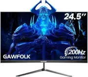 Gaming Monitor 24.5 inch Curved 165Hz/200Hz, PC Screen Full HD 1080P, Frameless