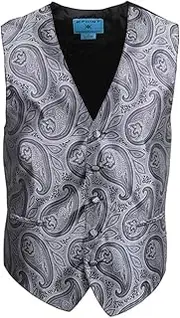 [Epoint] Men's Fashion Series Style Patterns Microfiber Black-Back Dress Tuxedo Vest
