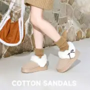 Warm Flat Boot Thick Soles Women's Cotton Shoes Plush Snow Boots for Winter