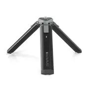 Metal Camera Mount Tripod, 1/4Inch Screw Desktop Stand Adjust
