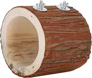 Bird Wooden Hideaway Toy for Small Pets Soft Warm Secret NEST Hamster for Cedar Wood