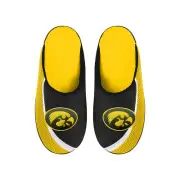FOCO NCAA Men's Iowa Hawkeyes 2022 Big Logo Color Edge Slippers