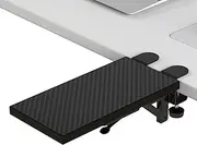 OUGIC Ergonomic Desk Extension Tray, 30 x 15 cm, Clamp Without Perforation, Foldable Keyboard Drawer Tray, Wrist Rest, Computer Stand, 15cm*30cm