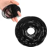 100PCS 25-120mm Mix Size Square Cassette Tape Machine Belt Rubber Belt for Repair, Assorted Common Belts for Recorder Walkman Repeater CD-ROM DVD Drive