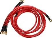 GRADENEVE 5pcs Audio Cables Stereo Subwoofer Cables Wire Audio Replacement Car Speaker