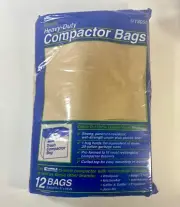 NEW Sears 12-Pack Paper Trash Compactor Bags 9x17x16 for 15" Drawer 22-13050