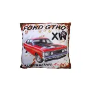 Australian Muscle Car Cushion XW Ford GTHO Red