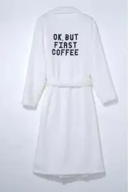 COCUS POCUS - Ok But First Coffee Plush Robe