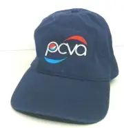 PEPSI Hat Blue White Pespsi Cola Central Virginia PCVA Logo Promo AA Vintage