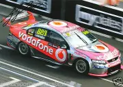Craig Lowndes SIGNED 2009 6x4 or 8x12 photo V8 Supercars FORD VODAFONE
