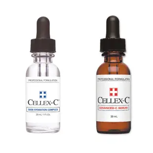 仙麗施 Cellex-C (希蕾克斯) 17.5% (高濃度)全效左旋C濃縮液 30ml+玻氨酸精華液 30ml-公司貨