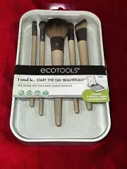 EcoTools START DAY BEAUTIFULLY KIT 5 Essential Brushes Beauty Routine #1606 NIB