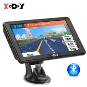 XGODY Car Truck 7 Inch GPS Navigation Navigator AU Lifetime Free Maps Bluetooth