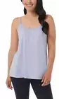 32 DEGREES Womens Plus Size Cool Bra Relaxed Cami Light Blue, X-Large