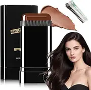 Waterproof and Sweat-Proof Hair Dye Stick, 2 in 1 Temporary Touch-Up Comb for Quick Gray Coverage, Portable Instant Hair Color for Women and Men, Non-Drip Cream Formula(Dark brown,1-Pack)