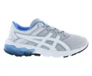 Asics Gel-Quantum 90 2 Boys Shoes Size 2.5, Color: Grey/Blue