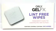 ORLY GELFX Nail - LINT FREE WIPES - 240 Wipes/Pack #33523