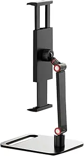 Portable Monitor Desk Holder Screen Holder Metal Holder, Adjustable Clamp, Desk Bracket, Monitor Arm Single Stand for Office, 2 Sections