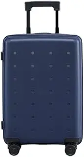 [Ｗoowayo] Carry On Luggages Suitcase Portable Suitcases with Wheels Double Zipper Hard Suitcase for Business Travel Luggage Luggage Suitcases (Blue 24inch)