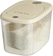Rice Box Containers - Space Saving Storage Container for Rice, Reusable, Airtight Rice Dispenser, Safe Storage Container for Dry Food for Organisation and Storage