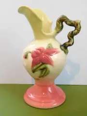 Vintage Hull Pottery Glossy Woodland Ewer W6 - 1950