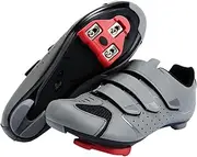 [ZOKSOVE] Peloton Shoes Mens Size 7 to 15 - Compatible with Shimano 2 Bolt Spin Shoes SPD Clips - 3 Bolt Delta Cleats Cycling Shoes - Indoor Outdoor Road Bike Shoes for Men Women