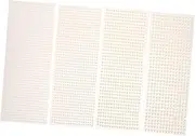 Beatifufu Self Adhesive Flat Back Pearls Stickers for DIY Crafts Face Makeup Nail Art for Festivals Parties Cosplay