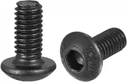 uxcell M3x6mm Hex Socket Button Head Cap Bolts Screws Alloy Steel 100pcs