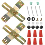 Light Fixture Mounting Bracket Lighting Crossbar with Screws and Nuts 180 Rot...
