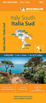 Italy South - Michelin Regional Map 564