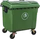 【四輪回收托桶】 1100公升 660公升 垃圾桶 垃圾箱 垃圾子母車 資源回收桶 子母車桶 垃圾子車 回收桶 大型垃圾桶