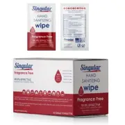 HAND SANITIZING WIPES - Individually Packed Premium Hand Sanitizing Wipes for...