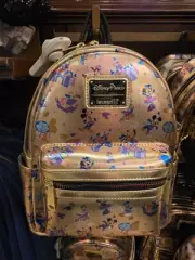 Disneyland 70th Anniversary Loungefly Mini Backpack Mickey & Minnie Pre Release