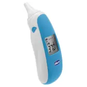 Chicco Baby Comfort Quick/Fast Ear Thermometer Compact Probe Fever Alarm w/ Case